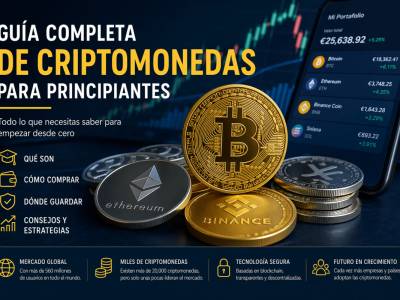 Guía completa de criptomonedas para principiantes: qué son, cómo empezar y consejos clave
