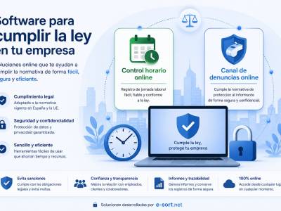 Cumplimiento legal en empresa control horario canal de denuncias - e-SORT
