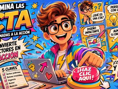 Mini Guía Llamada a la acción para novatos, CTA, Call To Action + Infografía