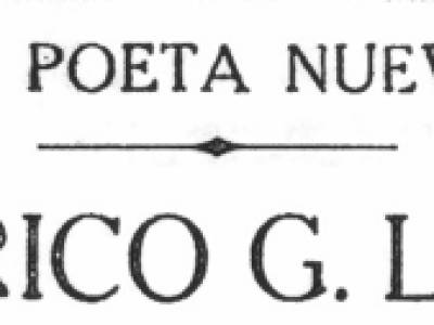 La primera crítica literaria de García Lorca, un poeta nuevo
