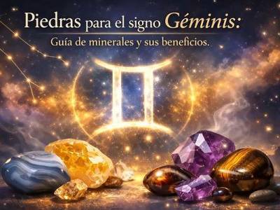 Piedras para el signo Géminis: Minerales, Propiedades y Beneficios