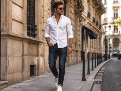 Camisa blanca con vaqueros: cómo combinarla bien