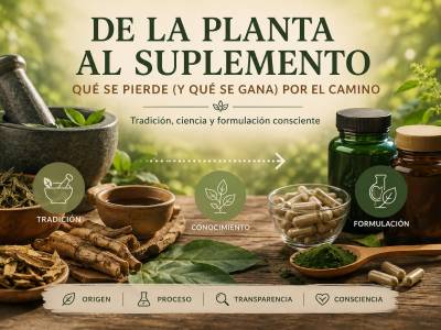 Plantas medicinales y suplementos: qué se pierde y qué se gana en el proceso