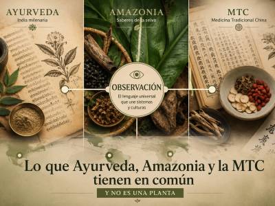 Lo que Ayurveda, Amazonia y la Medicina Tradicional China tienen en común