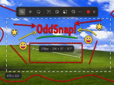 Capturas de pantalla gratis con OddSnap: mucho más que recortes