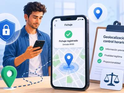 ¿Es legal la geolocalización en el control horario en España?