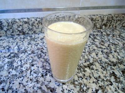 Batido de avena y manzana sin azúcar