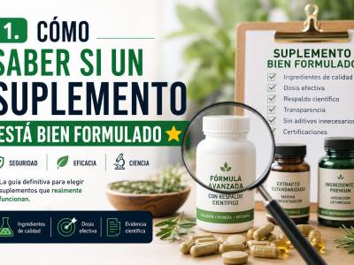 Cómo saber si un suplemento está bien formulado: guía práctica para elegir mejor