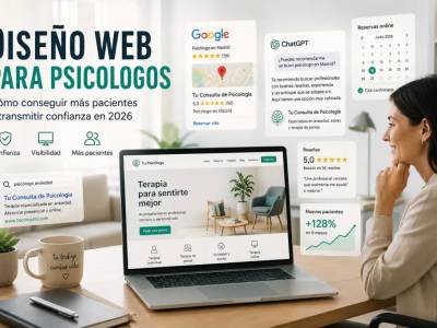 Diseño web para psicólogos: cómo conseguir más pacientes y transmitir confianza en 2026