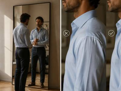 Por qué muchas camisas de hombre no te quedan bien (errores comunes)