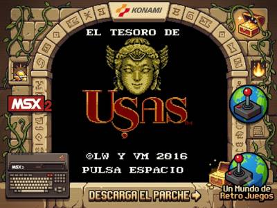 El Tesoro de Usas v3.1 (MSX2) revisión con mejoras en textos y localización