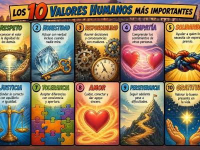 Los 10 valores humanos más importantes