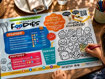 Menú infantil para restaurantes: ideas, diseños y claves para acertar