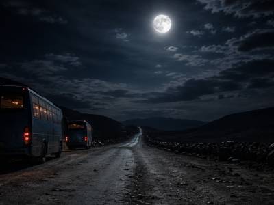 Una luna, un camino