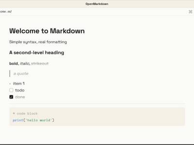 Un editor de markdown local ultra rápido para colaborar con IA
