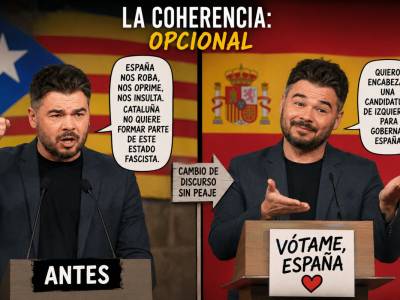 Del “España nos roba” al “Votadme, España”: la sorprendente flexibilidad de algunos principios