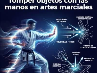 Romper objetos con las manos en las artes marciales: ¿Magia o Ciencia?