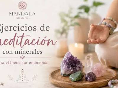 Ejercicios de meditación con minerales para el bienestar emocional