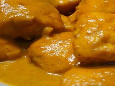 Pechugas de pavo al curry