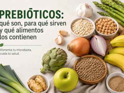 Prebióticos: qué son, beneficios y alimentos para cuidar la microbiota intestinal
