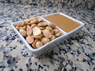 Crema de cacahuete o mantequilla de cacahuete casera