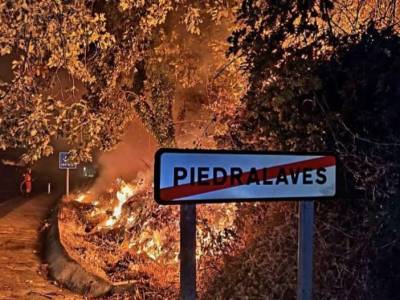 Fuego en Piedralaves y demás pueblos del Valle del Tiétar,