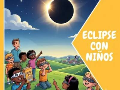 Cómo ver el eclipse solar con niños: actividades y consejos para la espera