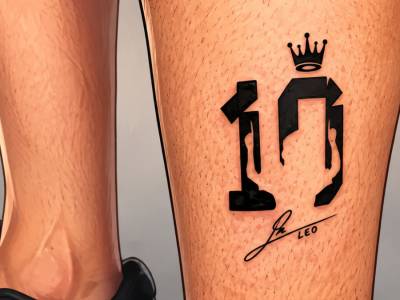 Me hice un tatuaje de Messi