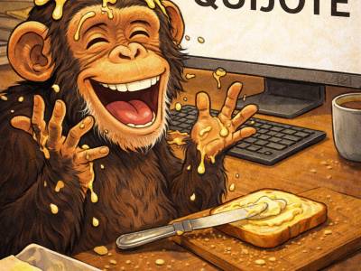 Mantequilla, monos y algo sobre Dumas – Sin propósito aparente