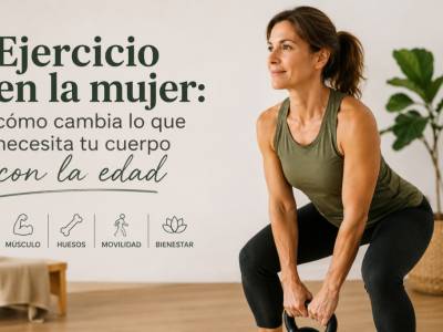 Ejercicio en la mujer: fuerza y salud según la edad