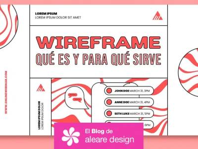 Wireframe: qué es y para qué sirve - El blog de Aleare Design