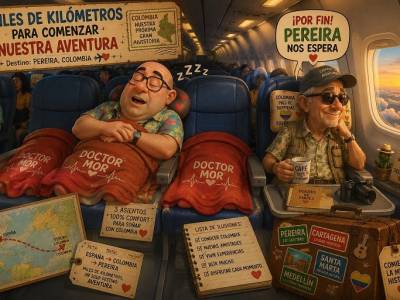Quinto viaje a Colombia, detrás de las cámaras