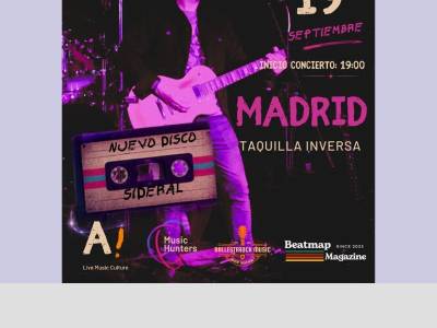 Dani Solís lleva el directo de su nuevo disco ¨Sideral¨ a Madrid - Munduky