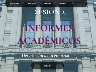 Redactando mi Informe Académico: el Desarrollo y la Descripción de la Empresa