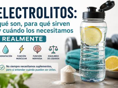 Electrolitos: qué son, para qué sirven y cuándo tomarlos
