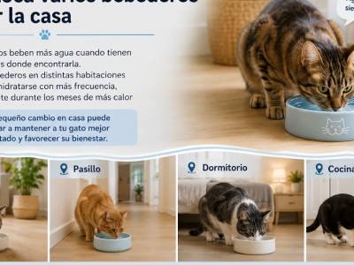 Consejo Felino varios bebederos