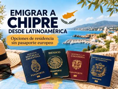 Emigrar a Chipre desde Latinoamérica: opciones de residencia sin pasaporte europeo