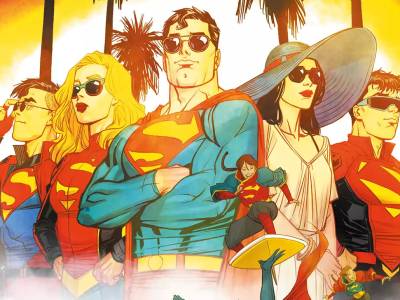 DC's Kal-El-Fornia celebra a la familia Superman