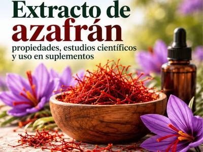 Extracto de azafrán: propiedades, estudios y usos