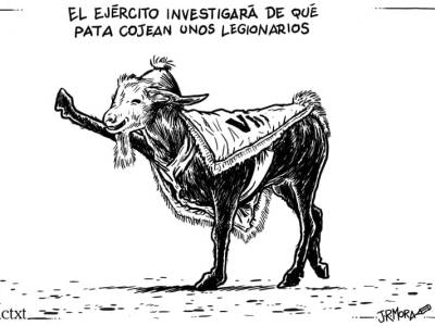 El ejército investigará de qué pata cojean unos legionarios