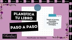 Imprimible planificador para empezar a escribir una novela