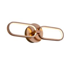 Aplique de pared Schuller Colette de Oro Rosa