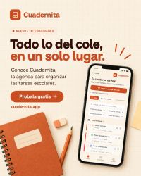 Cuadernita. Todo lo del cole, en un solo lugar.