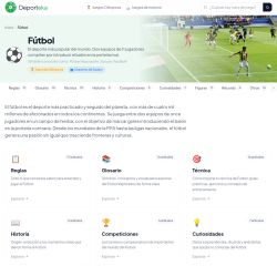 Todo sobre el deporte, en un solo lugar