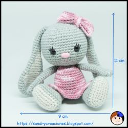 Conejita Cuqui/Amigurumi (Archivo PDF para descargar en español)