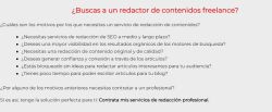 Redacción de contenidos (artículos, copys redes sociales...)