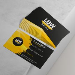 250 Tarjetas de visita plastificado Soft Touch