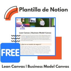Plantilla Notion Gratis Lean Canvas | Business Model Canvas