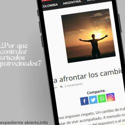 Publicamos articulos patrocinados